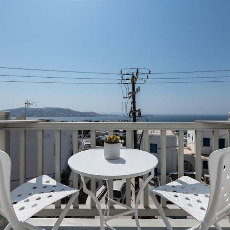 Gazia Sea View House - Mykonos Town Apartment Bagian luar foto